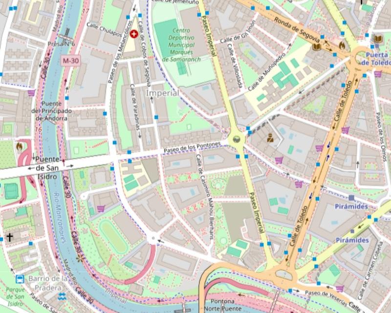 Mapa de la ubicación de AZ Recovery Madrid Río, C/ Casimiro Mahou Bierhans, 35, Local 4, 28005 Madrid