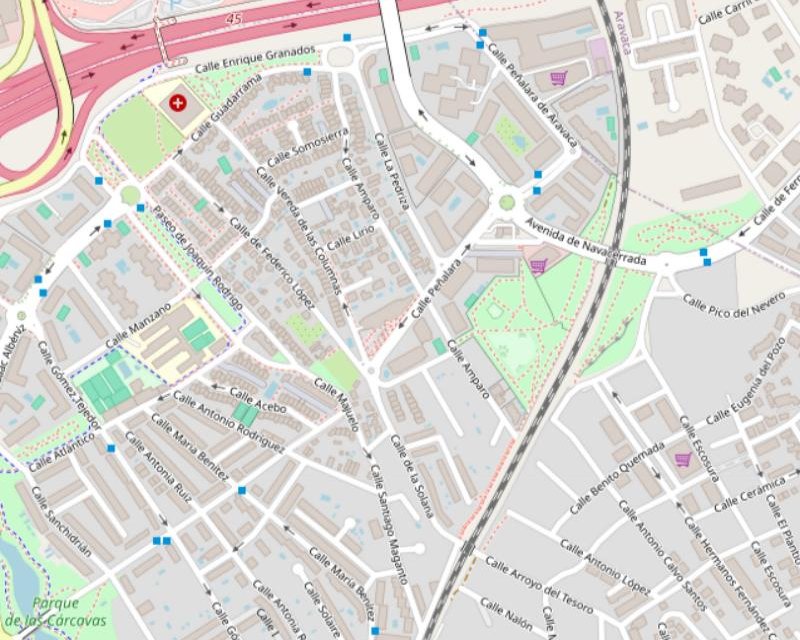 Mapa de la ubicación de AZ Recovery Training, C. Peñalara, 1, 28224 Pozuelo de Alarcón